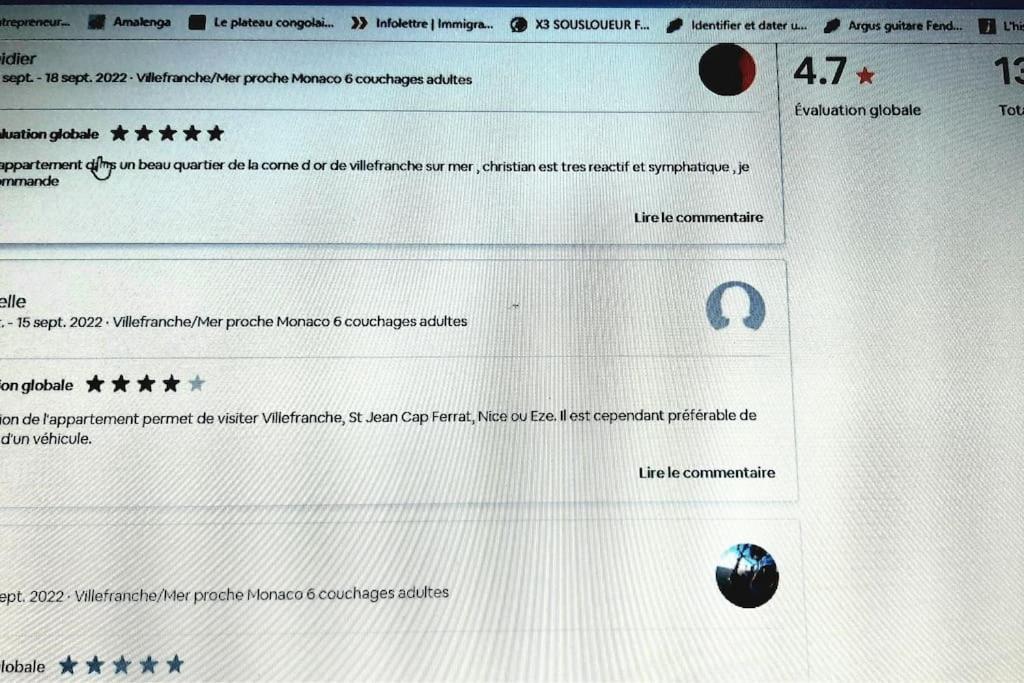 Iafrate-Oksoleil Apartman Villefranche-sur-Mer Kültér fotó